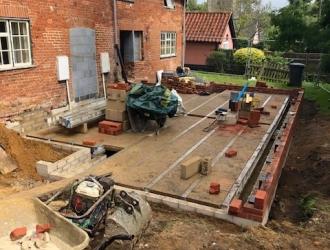 Brick Work Start